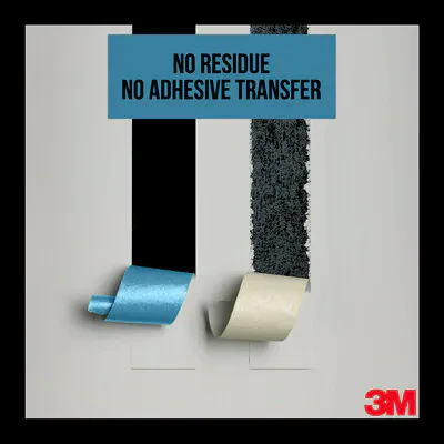 3M Professionele afplaktape 2044 rol 18 mm x 50 m blauw - Image 3