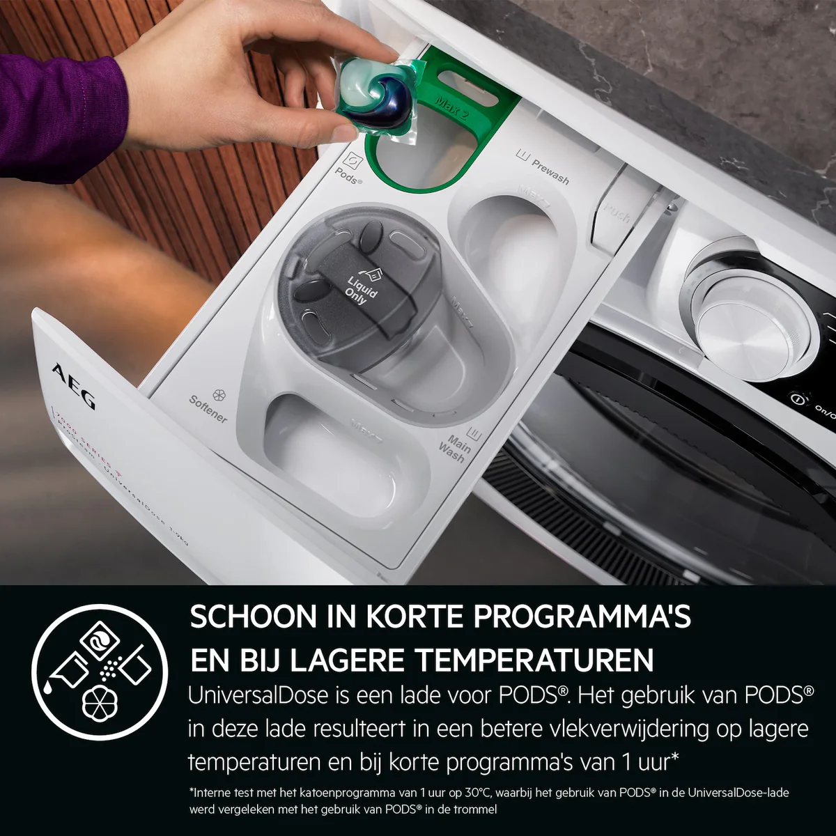 AEG LR63BERLIN Wasmachine met 3 schokbrekers en universeel dosering - Image 6