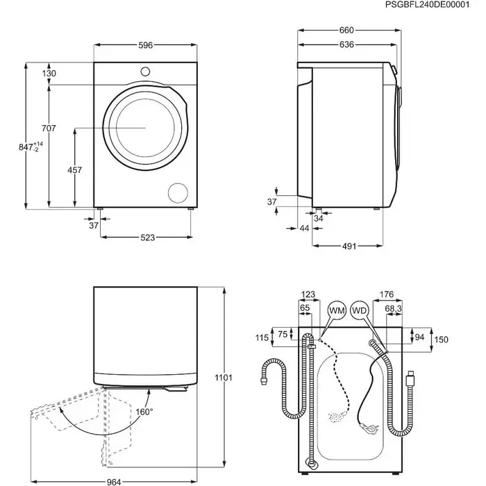AEG LR63BERLIN Wasmachine met 3 schokbrekers en universeel dosering - Image 7