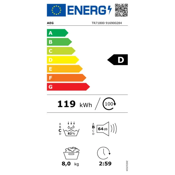 AEG TR71800 warmtepompdroger met 50,= cashback via AEG - Image 7