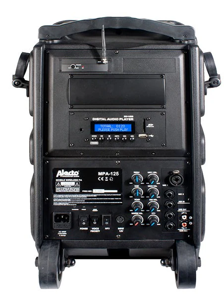 Alecto MPA125 Draadloos systeem werkt ook met oplaadbare accu, microfoon - Image 3