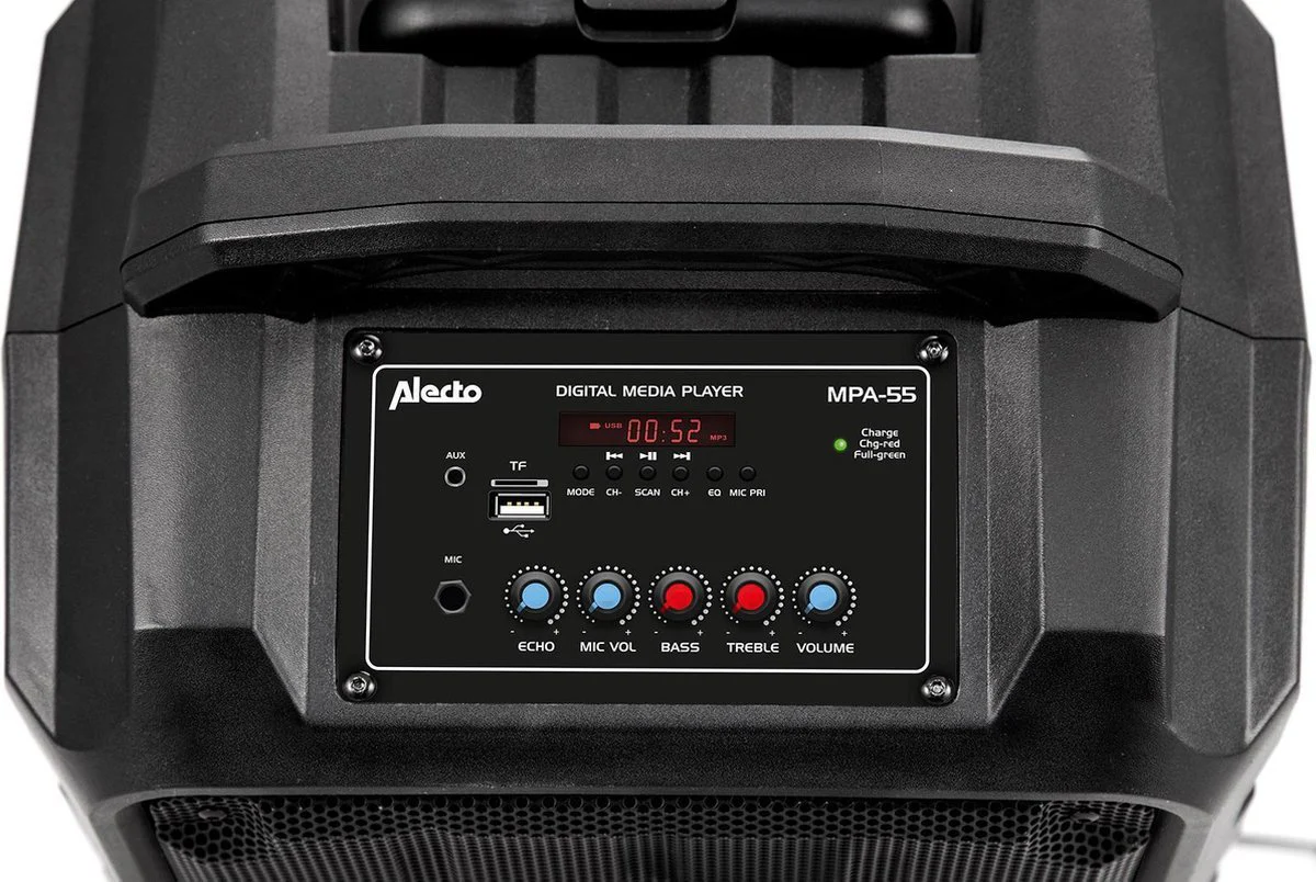 Alecto MPA55 draadloze speaker met draad microfoon - Image 7