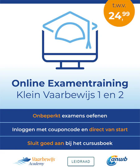 ANWB Cursusboek Klein Vaarbewijs I en II met online examentraining (31e druk) - Image 2