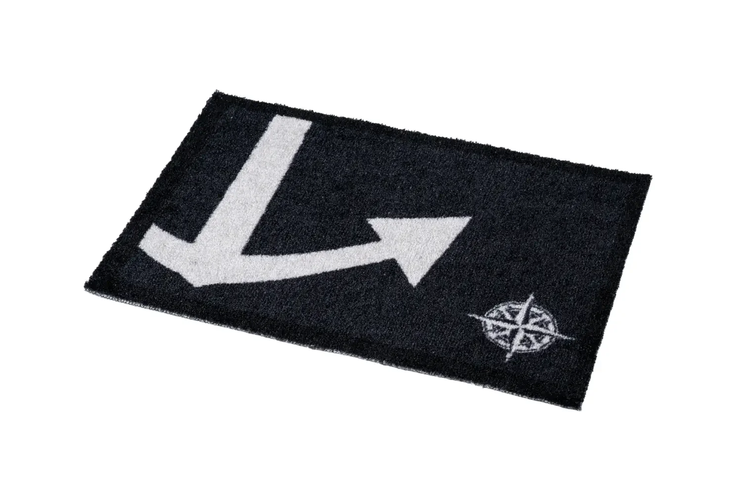 ARC Scheepsmat Anker 60x40 cm - Zwart