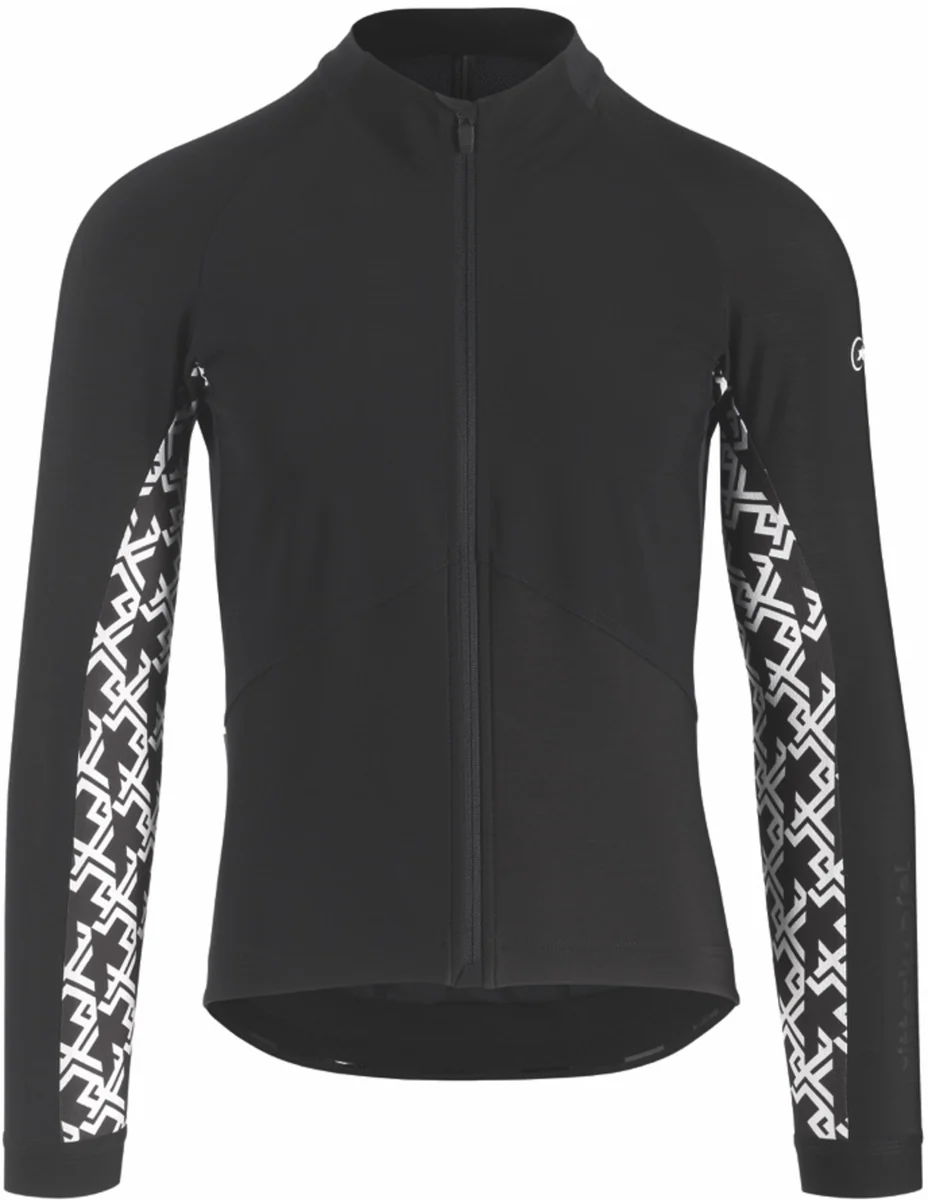 Assos Mille GT fietsjack zwart met wit heren