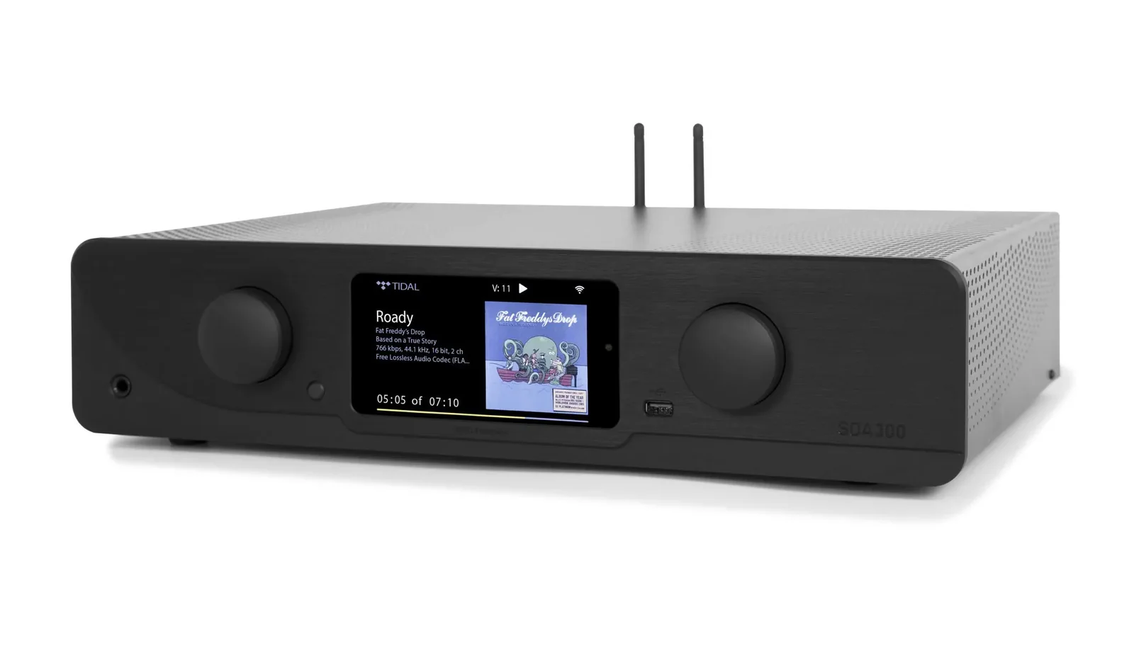 Atoll SDA300 Signature zwart All in One Versterker Streamer met DAC