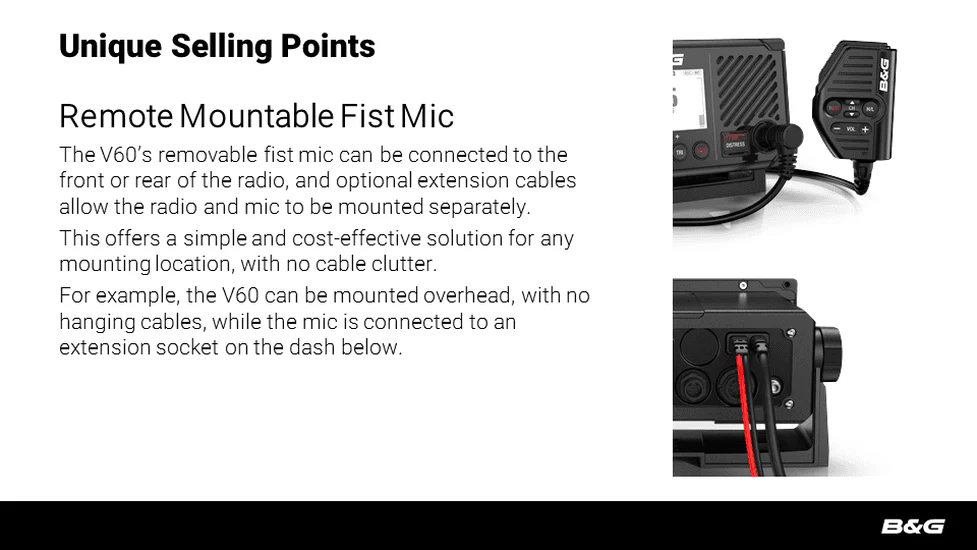 B&G V60 marifoon met AIS ontvanger - Image 10