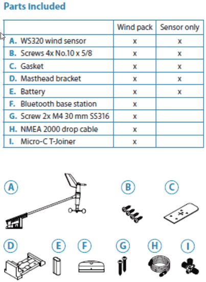 B&G WS320 Wind Pack draadloze windsensor met interface - Image 7