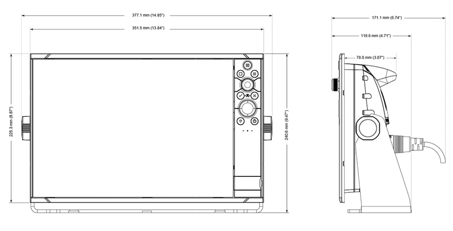 B&G Zeus³S 12" kaartplotter - Image 3