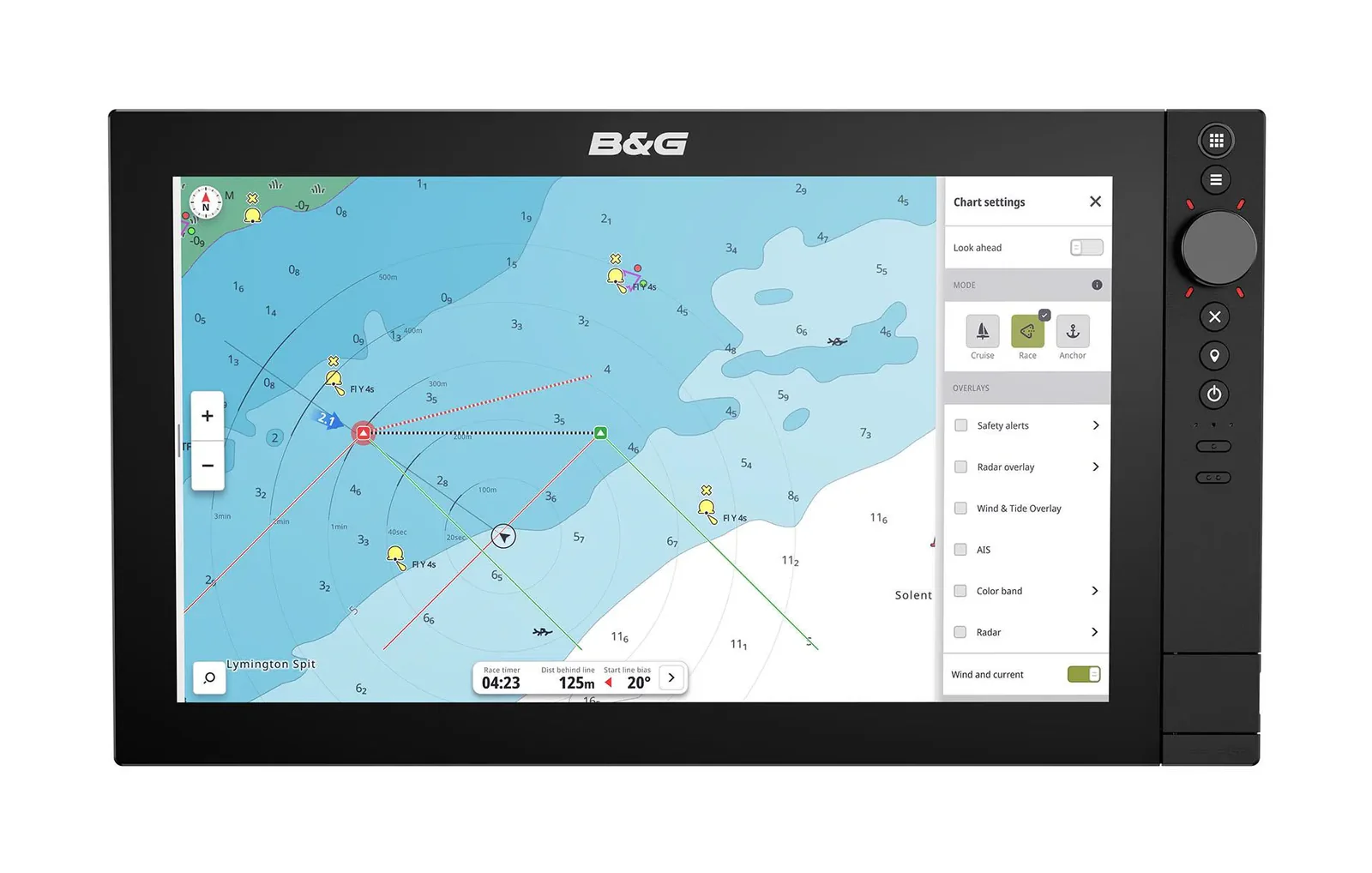 B&G Zeus SR-12 MFD kaartplotter 12 inch SolarMAX display world basemap - Image 2