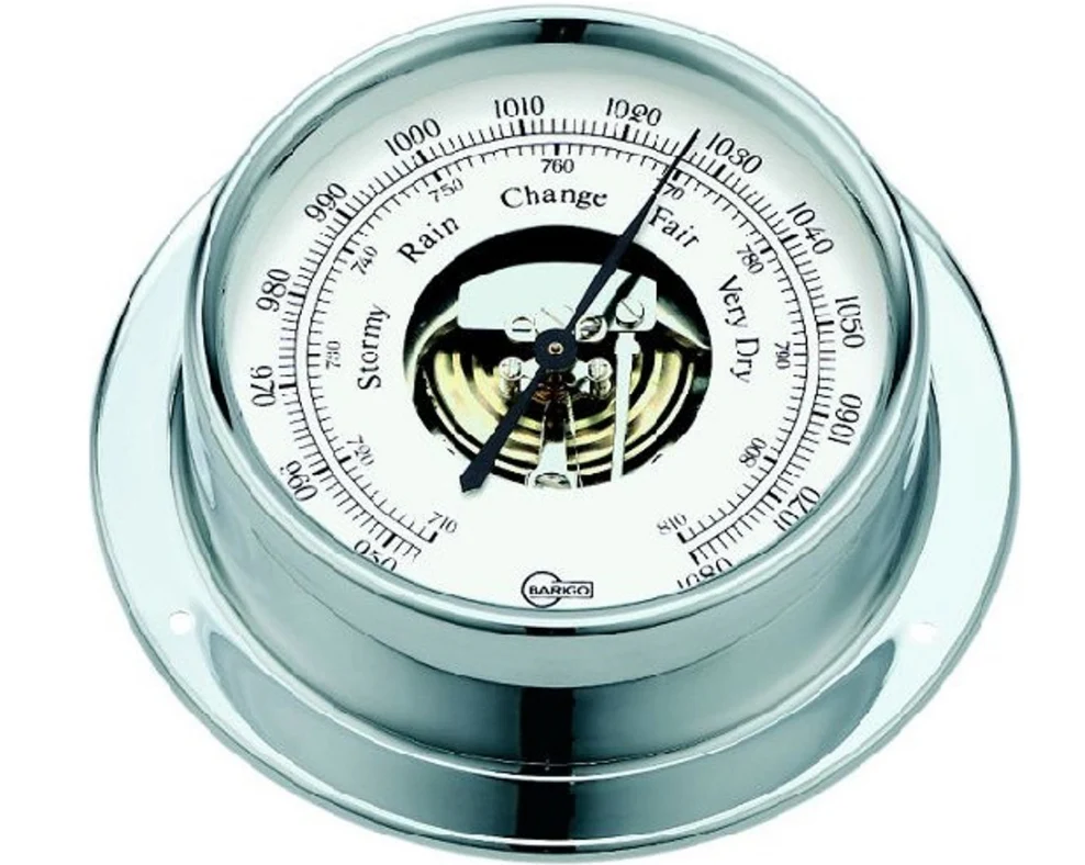 Barigo Tempo Barometer - Chroom