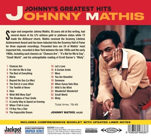 Bertus Johnny Mathis Greatest Hits - Image 2