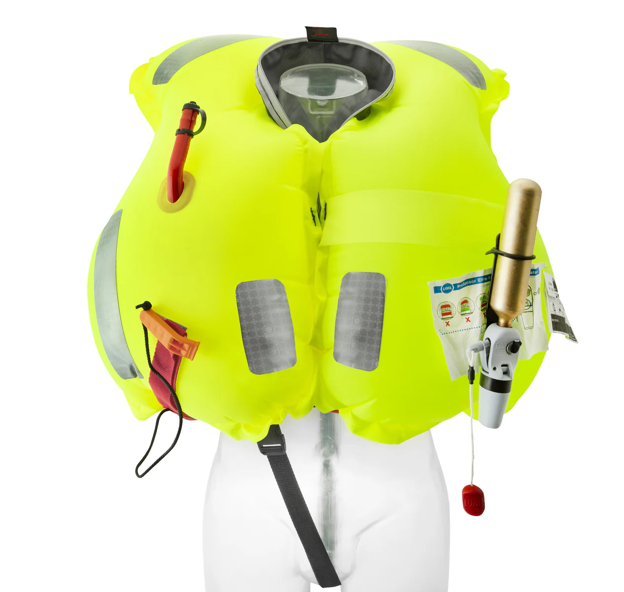 Besto comfort fit Pro 300N MH automatisch reddingsvest met harnas antraciet/zwart - Image 5
