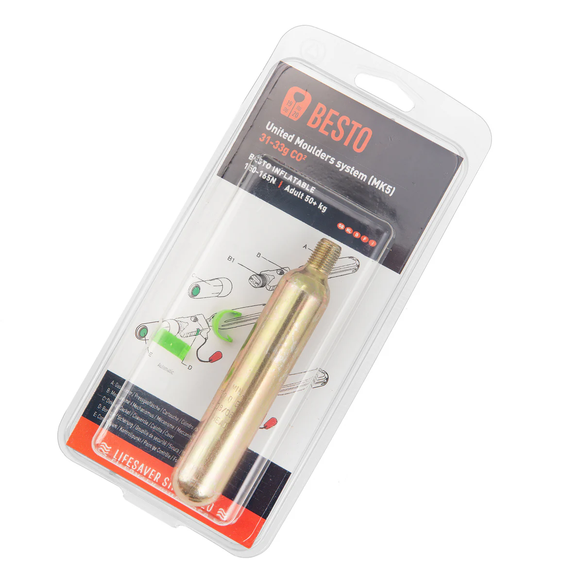 Besto Manual set MK5 150N/165N 33G volwassene