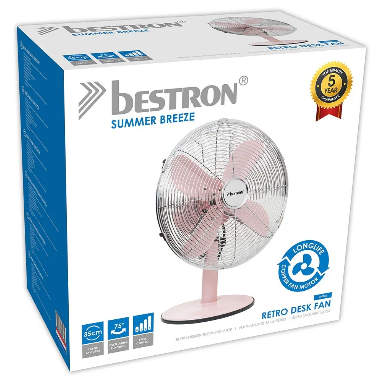 Bestron DFT35R Bureauventilator - Image 4