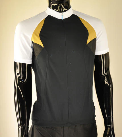 Bioracer CYCLONE fietsshirt korte mouwen zwart met goud heren - Image 2