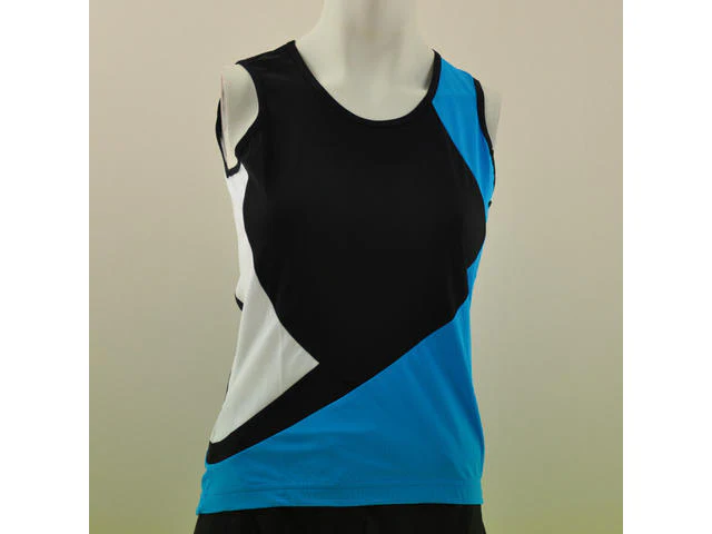Bioracer GABI fietsshirt zonder mouwen zwart/blauw dames - Image 2