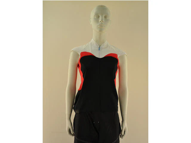 Bioracer SUMATRA fietsshirt zonder mouwen rood dames