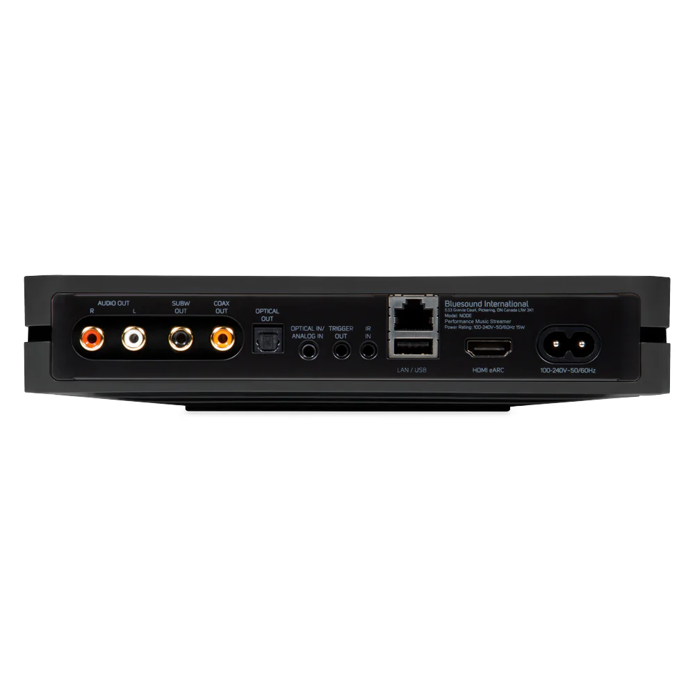 Bluesound NODE N132 BLACK muziekstreamer met DAC en voorversterker - Image 2