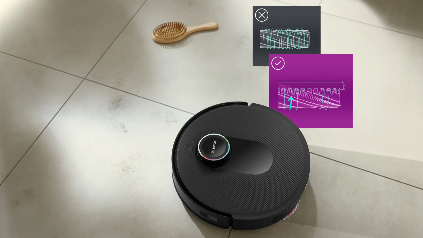 Bosch BCRDW3BX Robot Stofzuiger, kan ook Dweilen met Camera detectie - Image 5