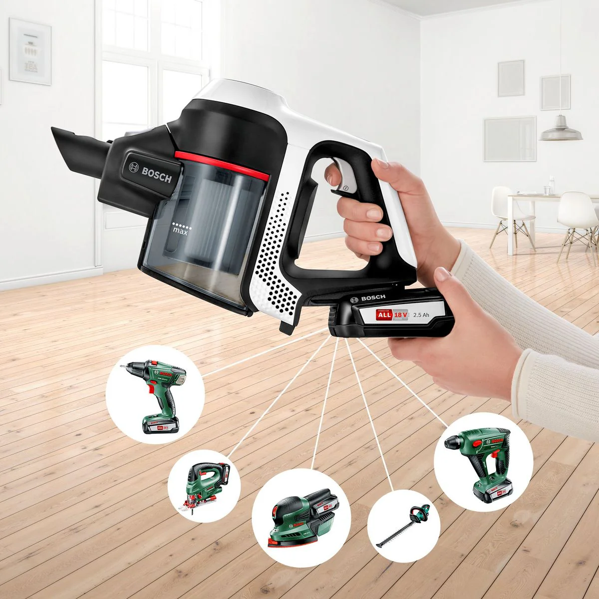Bosch BCS61113 Unlimited Steelstofzuiger - Image 2