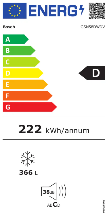 Bosch GSN58DWDV met een hoogte van 191 cm - Image 7