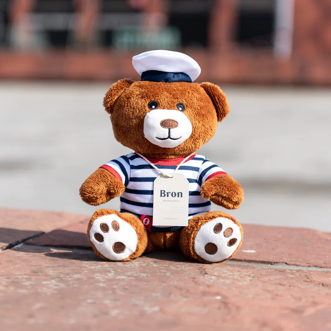 Bron Teddybeer met gestreept T-Shirt - Image 3