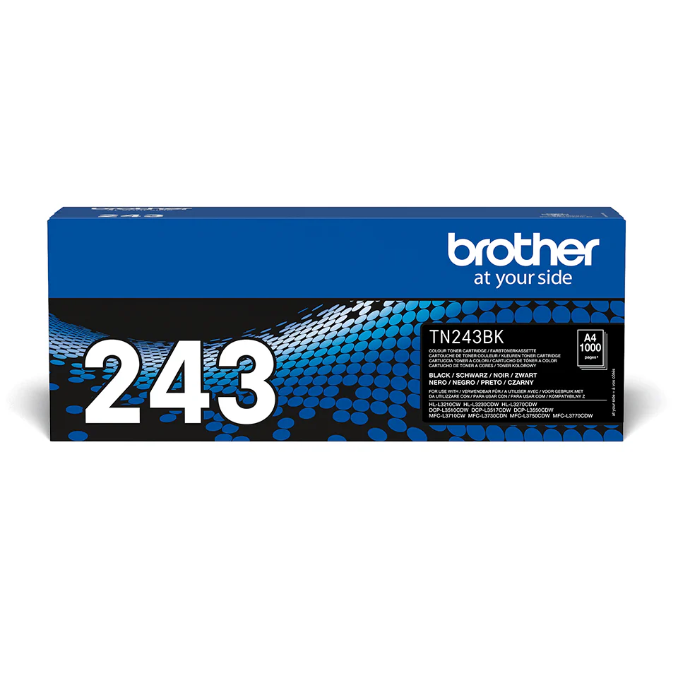 Brother TN-243BK geschikt voor ca. 1000 pagina´s printen