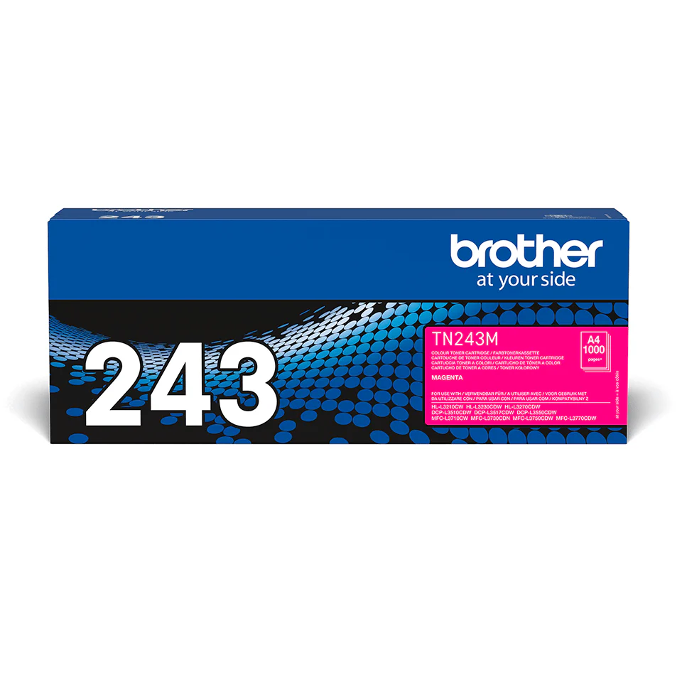 Brother TN-243M geschikt voor ca. 1000 pagina´s printen