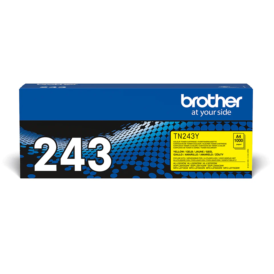 Brother TN-243Y geschikt voor ca. 1000 pagina´s printen