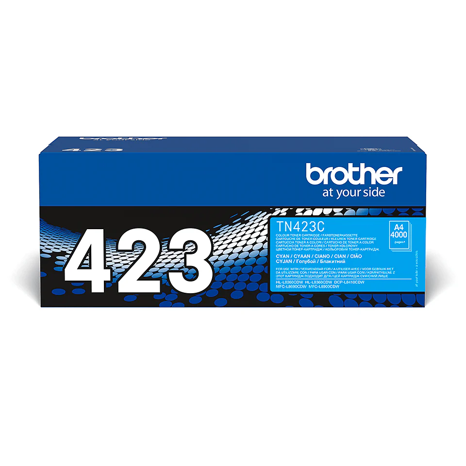 Brother TN423C geschikt voor ca. 4000 paginas A4