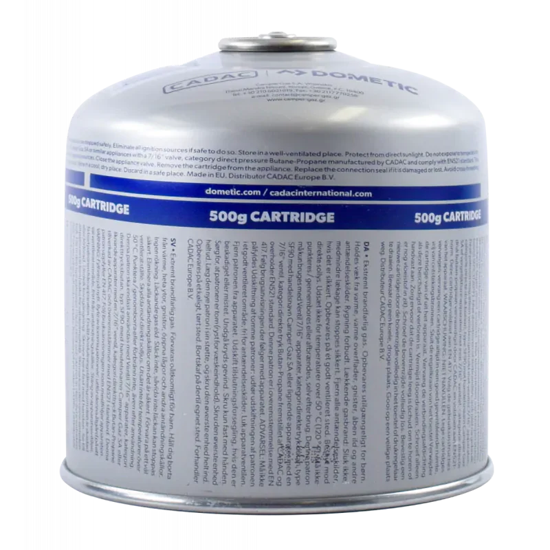 Cadac Gascartridge 500g Gascartridge met butaan/propaan gas