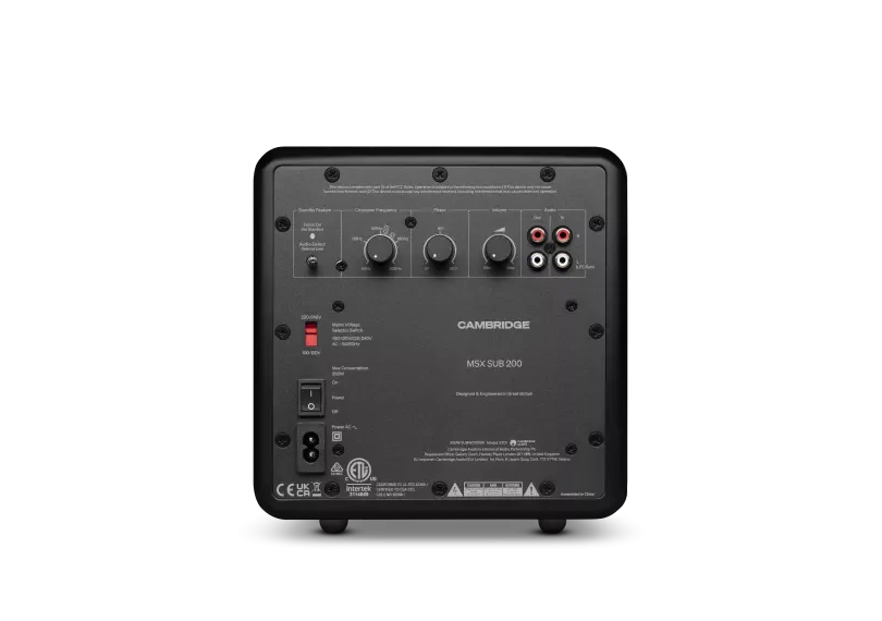 Cambridge Audio MSX SUB 200 zwart - Image 4
