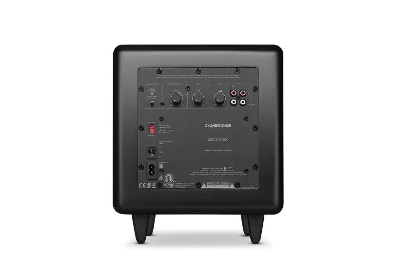 Cambridge Audio MSX SUB 300 zwart - Image 4