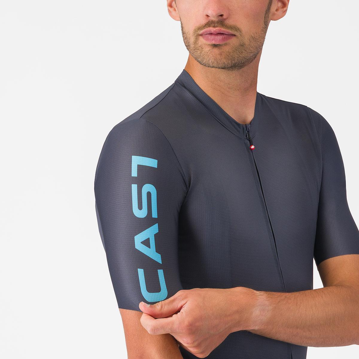 Castelli Entrata Apex Fietsshirt Korte Mouwen Heren - Blauw - Image 5