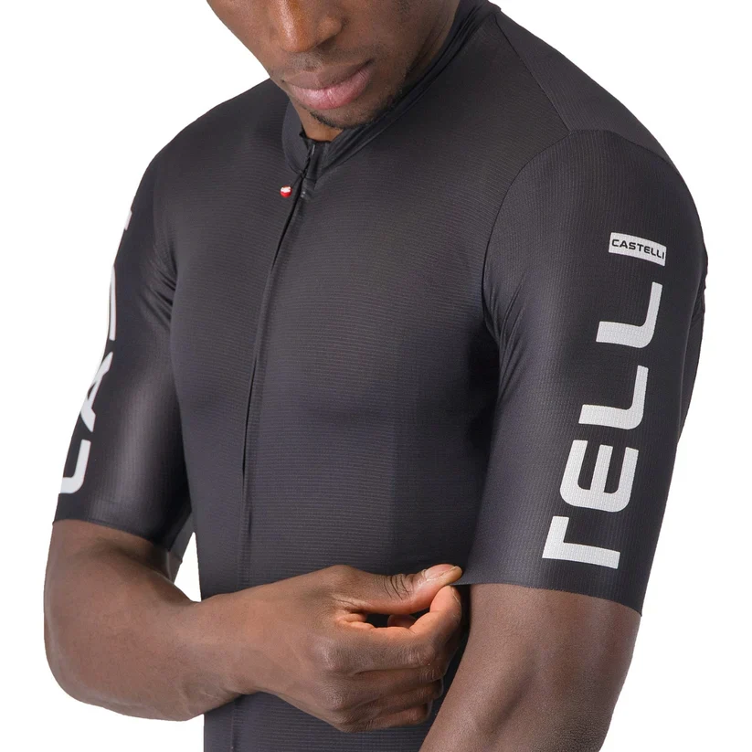 Castelli Entrata Apex Fietsshirt Korte Mouwen Heren - Zwart - Image 3