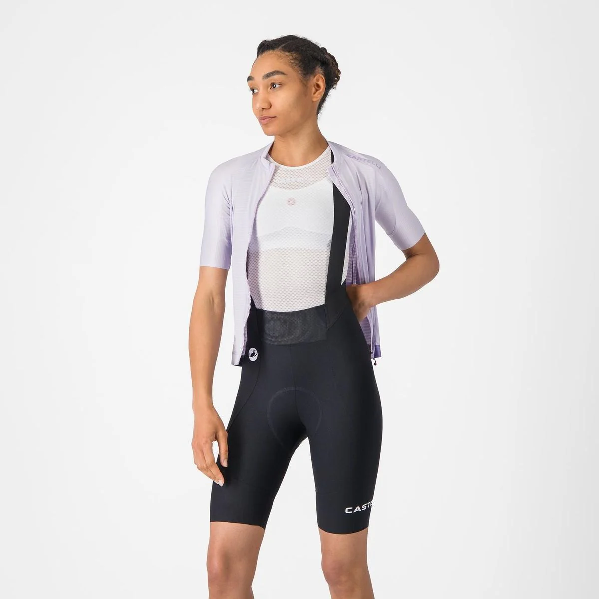Castelli Espresso 2 W DT Fietsbroek Kort Dames - Zwart