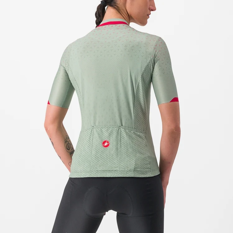 Castelli Pezzi fietsshirt korte mouwen groen dames - Image 2