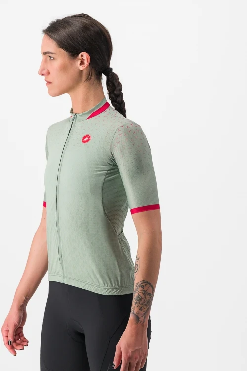 Castelli Pezzi fietsshirt korte mouwen groen dames - Image 3