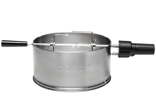 Cobb Rotisserie met de Cobb heerlijk roosteren aan het spit