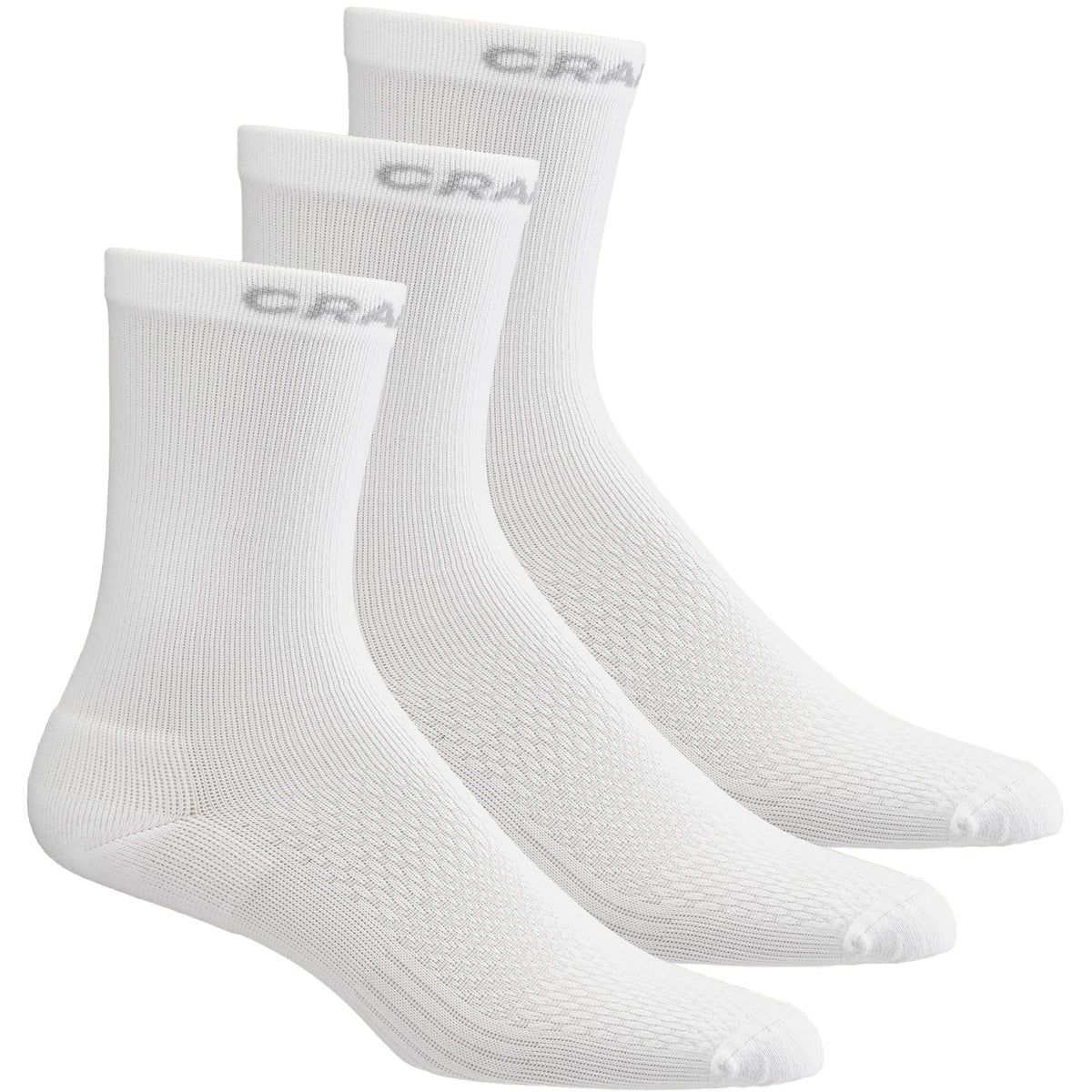 Craft Active High 3-Pack Fietssokken - Wit