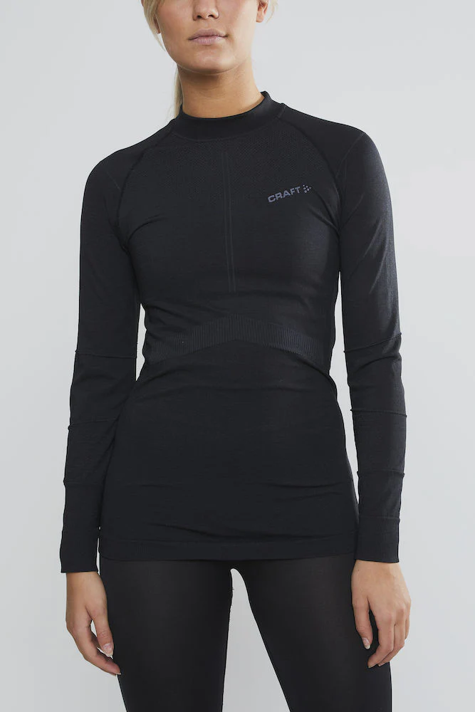 Craft Active Intensity CN LS W thermoshirt lange mouwen zwart dames