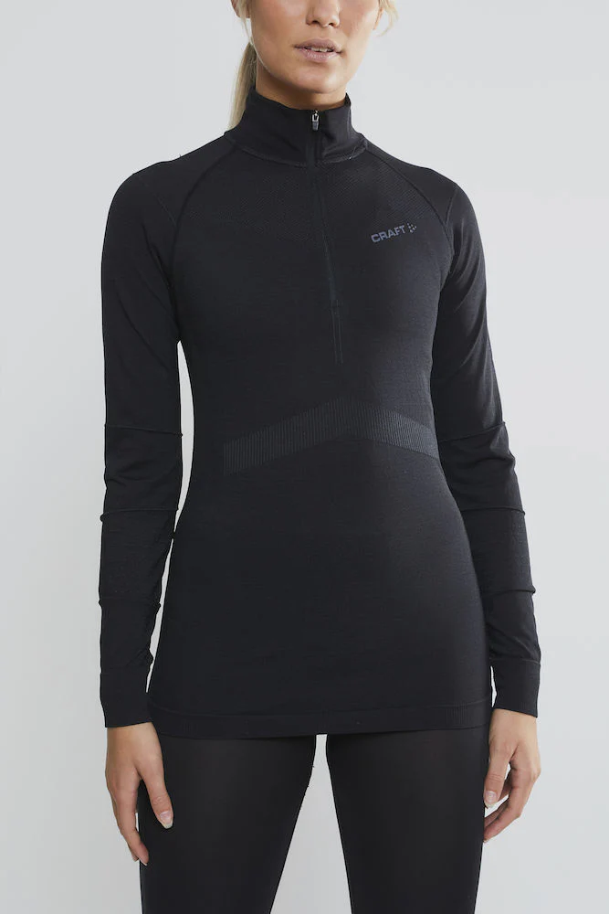Craft Active Intensity Zip W thermoshirt lange mouwen zwart dames - Image 2