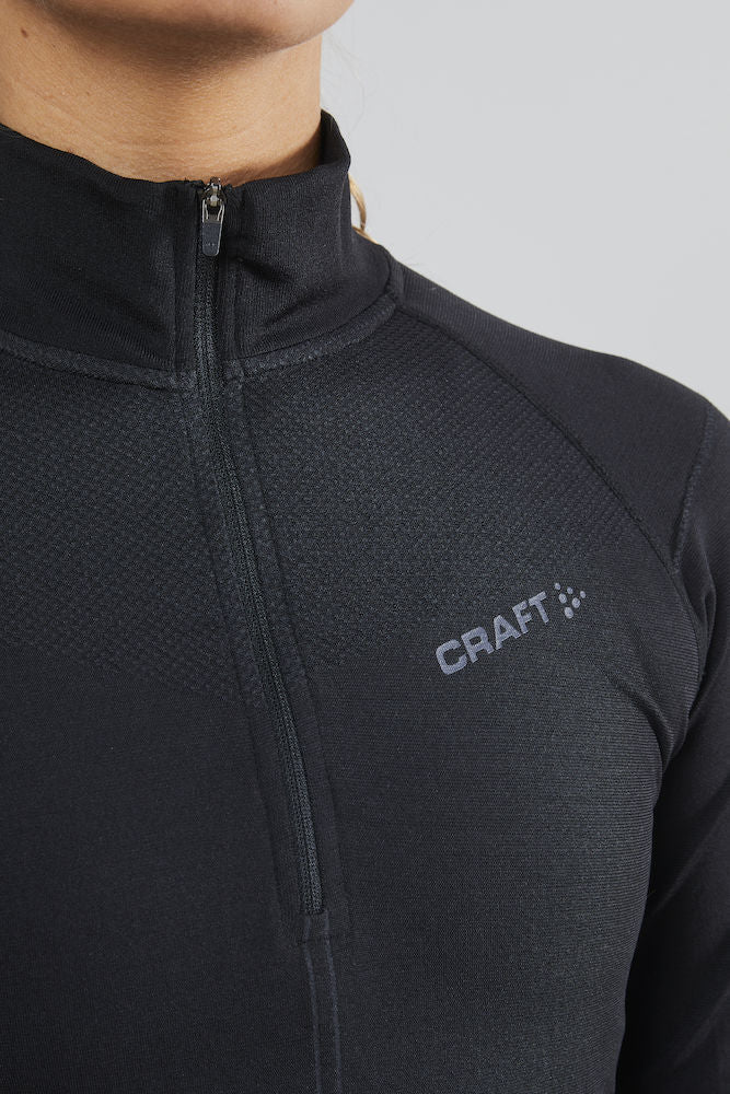 Craft Active Intensity Zip W thermoshirt lange mouwen zwart dames - Image 4
