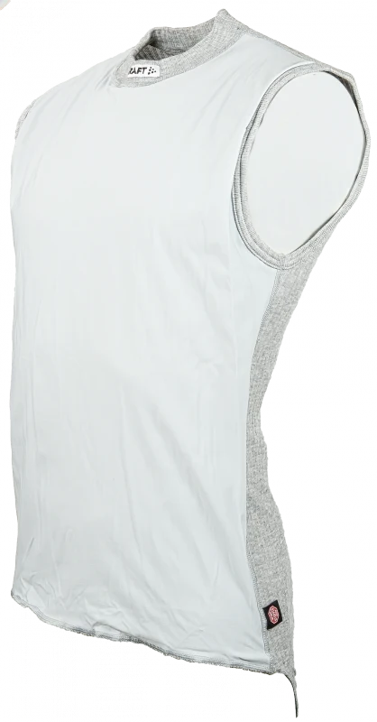 Craft Active WS SL thermoshirt met windbreker zonder mouwen wit heren