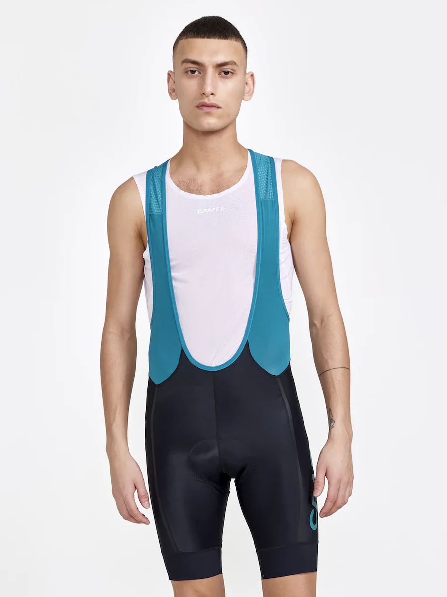 Craft ADV Endurance Bibshort fietsbroek kort zwart met blauw heren - Image 2