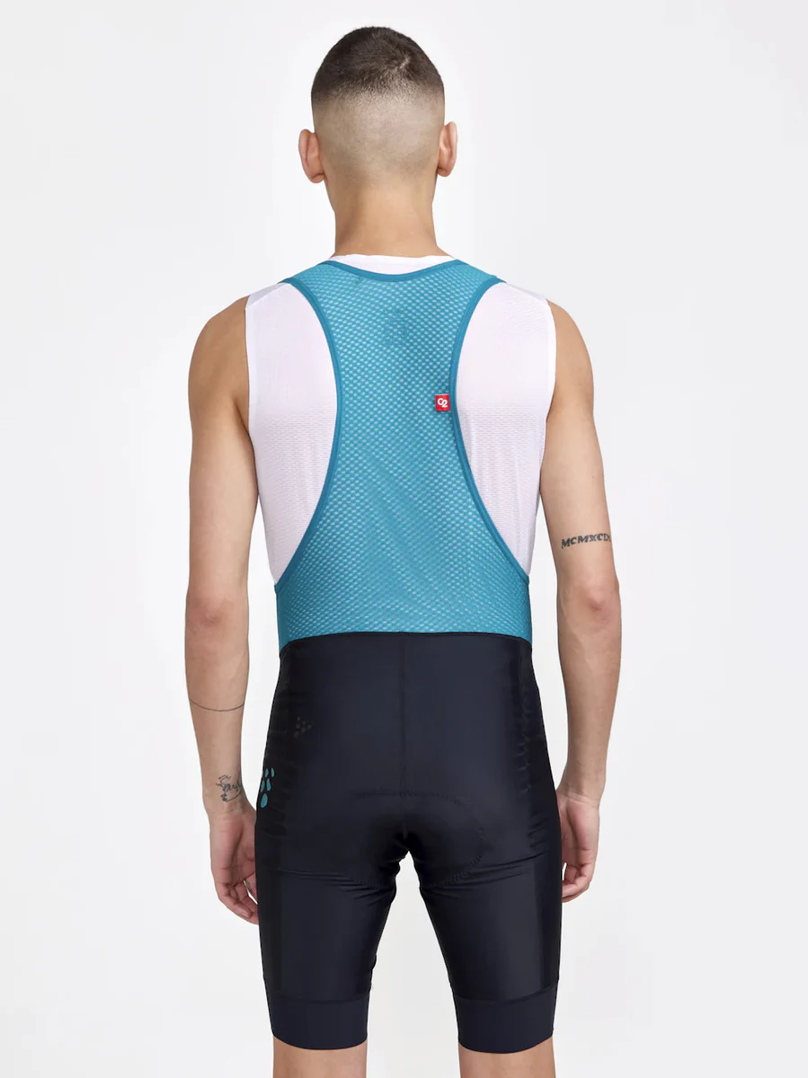 Craft ADV Endurance Bibshort fietsbroek kort zwart met blauw heren - Image 3