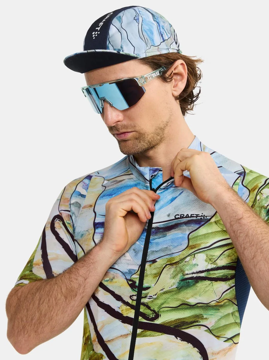 Craft ADV Endurance Graphic fietsshirt korte mouwen blauw/groen heren - Image 10