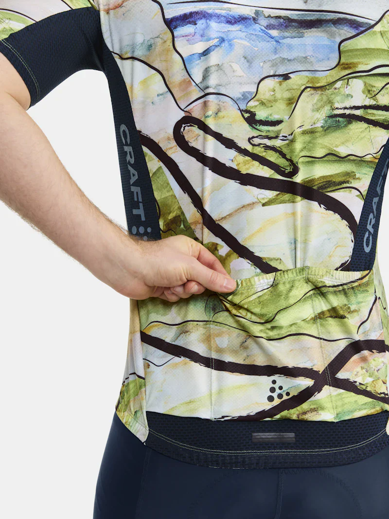 Craft ADV Endurance Graphic fietsshirt korte mouwen blauw/groen heren - Image 4