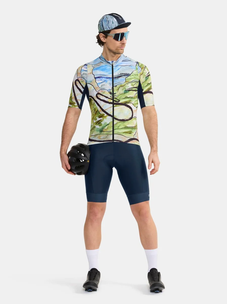 Craft ADV Endurance Graphic fietsshirt korte mouwen blauw/groen heren - Image 7